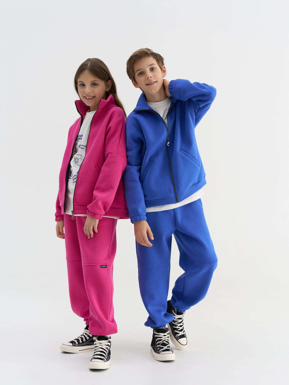 Олимпийка на молнии "Бабл-гам" утепленная 7+