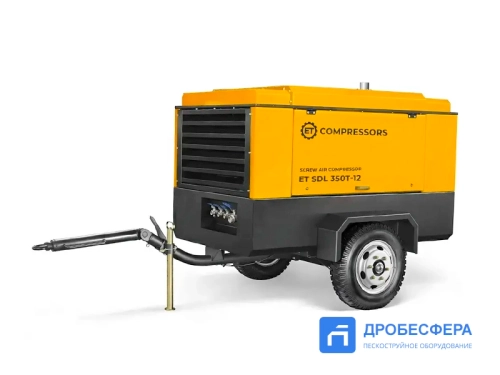 ET SDL 350T-12 на шасси с охладителем и предпусковым подогревателем