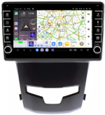 Магнитола для SsangYong Actyon II 2013-2021 - Carmedia SF-9082 (кнопки и крутилки) Android 13, TS20, 6+128Гб, CarPlay, 4G SIM-слот