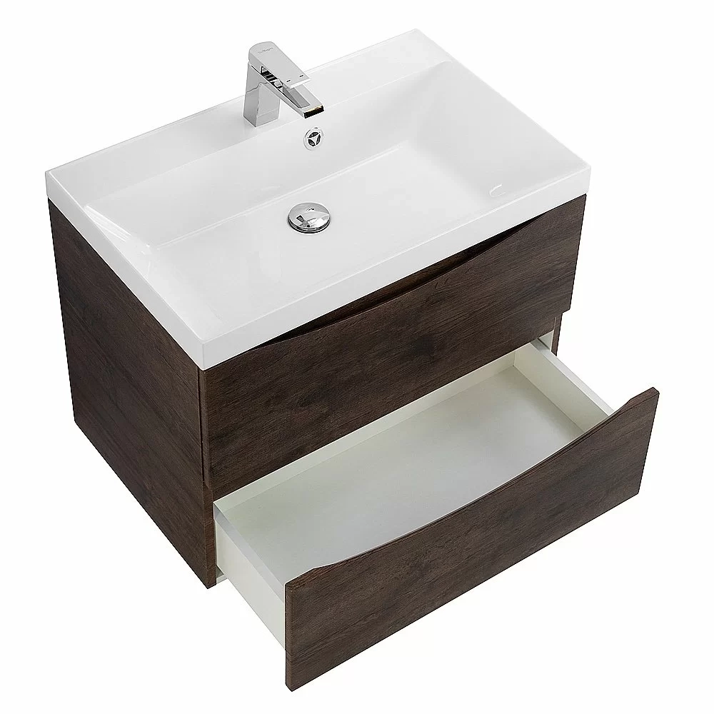 Тумба с раковиной Belbagno MARINO 60 подвесная Rovere Moro