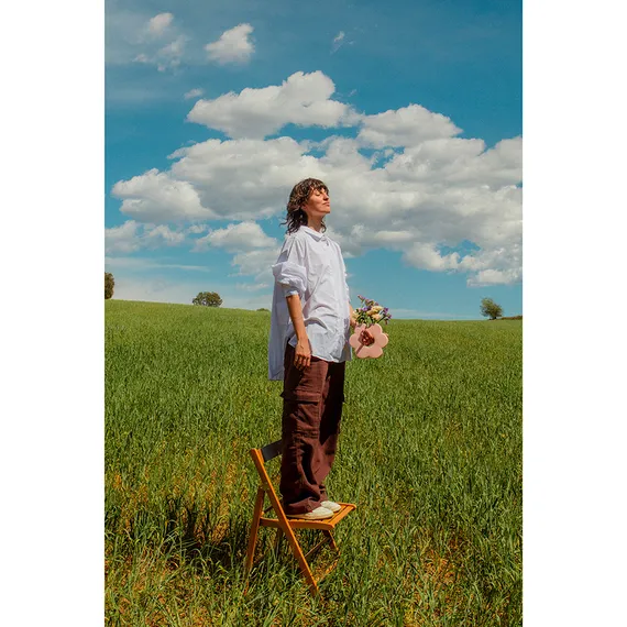 Ваза для цветов daisy, 20 см, розовая