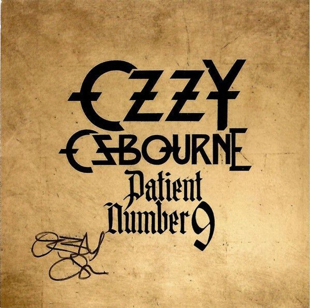 Ozzy Osbourne. Patient Number 9. (Autographed Limited Edition) (CD)