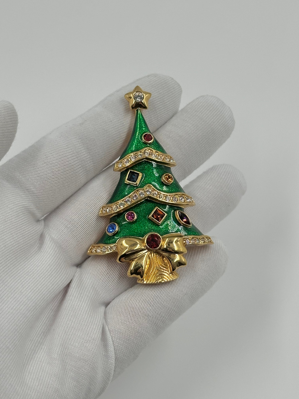 Брошь Ель Franklin Mint