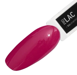 IQ Beauty Лак для ногтей профессиональный укрепляющий с биокерамикой #076, 12.5 мл Фуксия, плотный