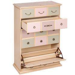 Тумба для обуви Пандора 4 Айвори Акварель