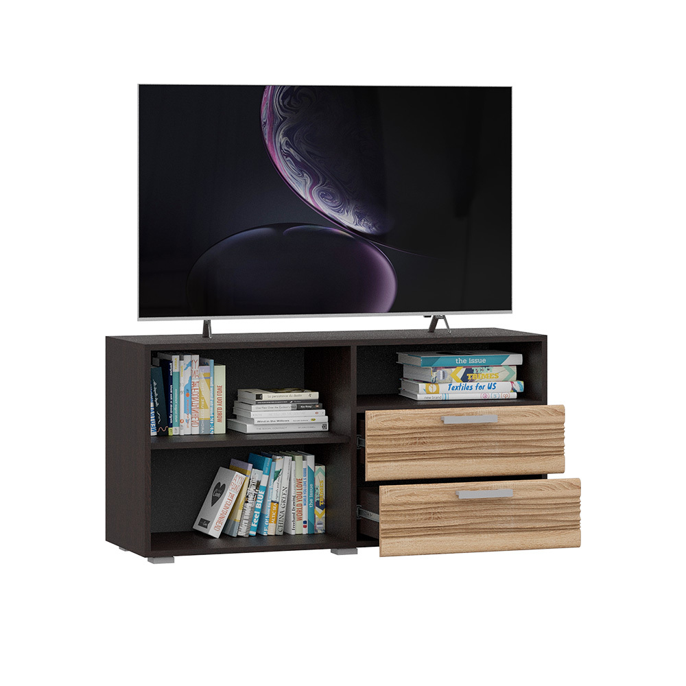 Тумба ТВ Асти ТБ-005, Дуб сонома, Венге