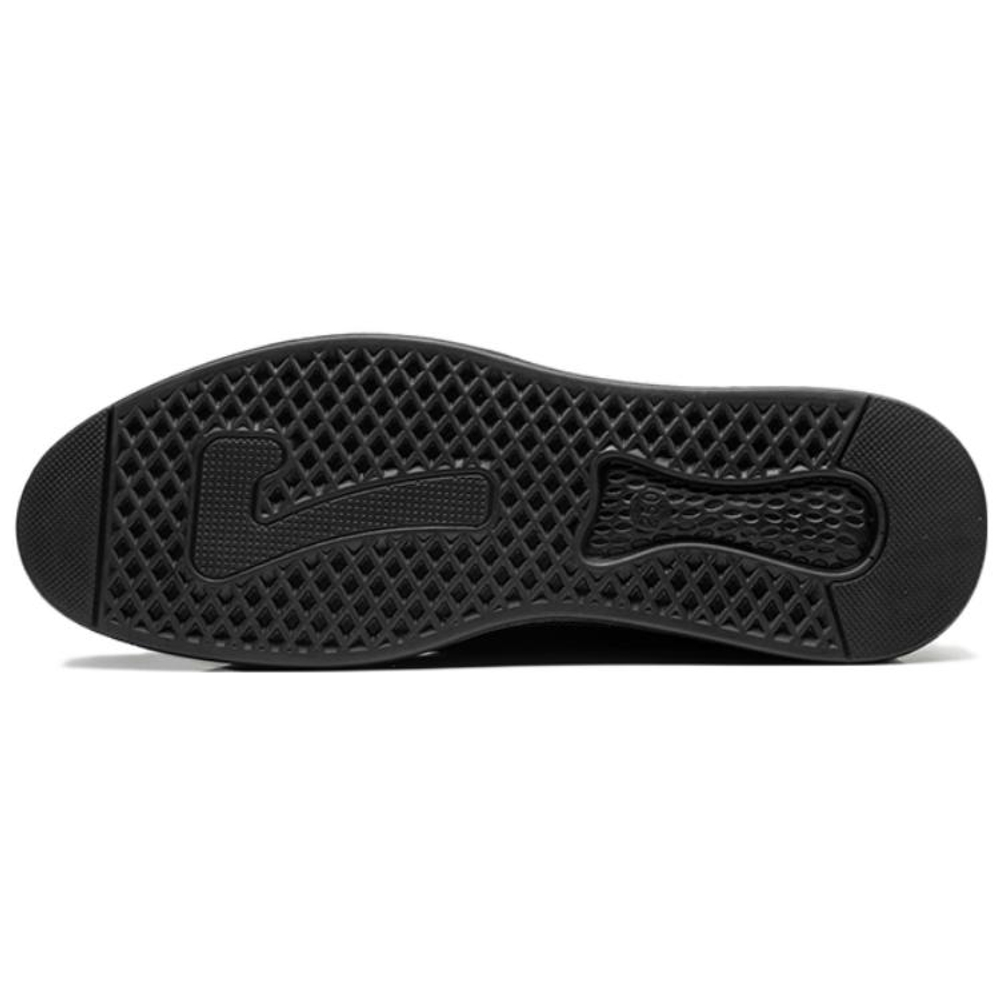 Spider King Cow Leather Casual Shoes Men"s Black