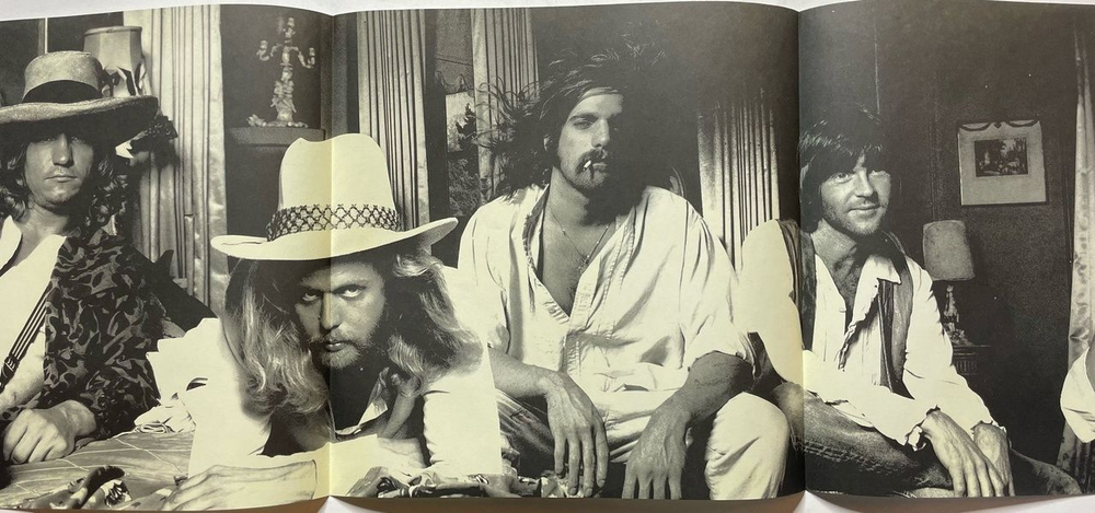 Винтажная виниловая пластинка LP Eagles Hotel California (USA 1976) (Poster)