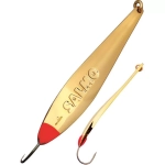 Блесна вертикальная зимняя Lucky John S-1 с впаянным одинарным крючком, блистер (31мм, 1.5гр)