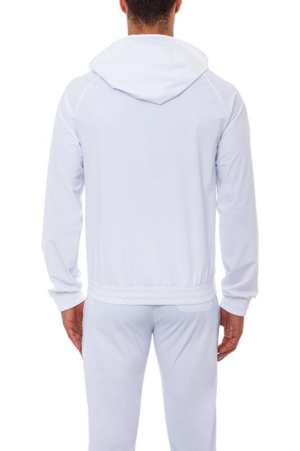 Мужская теннисная кофта Hydrogen Tech FZ Sweatshirt Skull - white