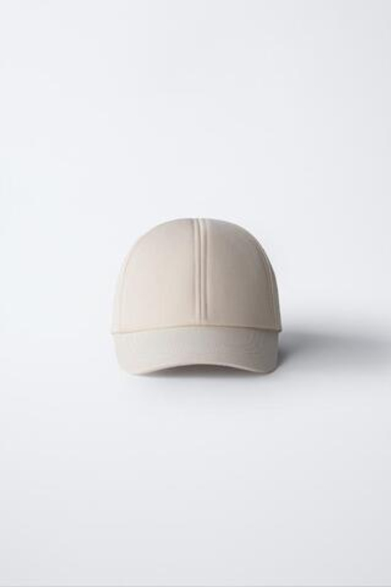 ZARA ОДНОТОННАЯ КЕПКА, ЦВЕТ ЛЬДА
