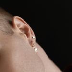 Подвеска для серьги SNAKE (белое золото)