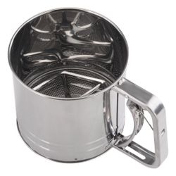Сито 12,2 см h12,4 см кружка с механизмом нерж. мелкая сетка l 18,8 см P.L. Proff Cuisine