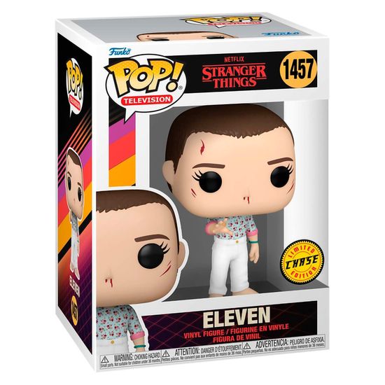 Фигурка Funko POP! TV Stranger Things S4 Finale Eleven w/Chase (1457) 72135 / Фигурка Фанко ПОП! по мотивам сериала "Очень странные дела", Одиннадцать (ЧЕЙЗ). Товар уцененный