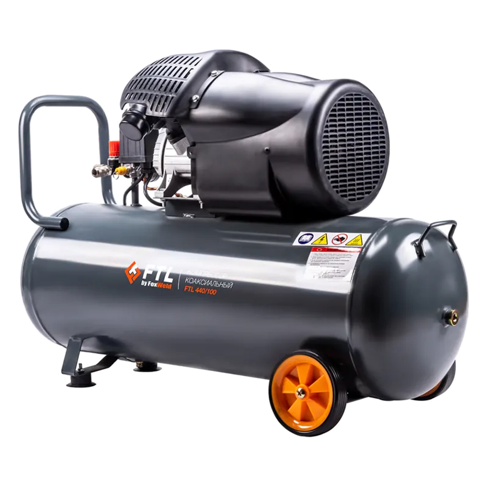 FoxWeld FTL 440/100 компрессор коаксиальный масляный 9010