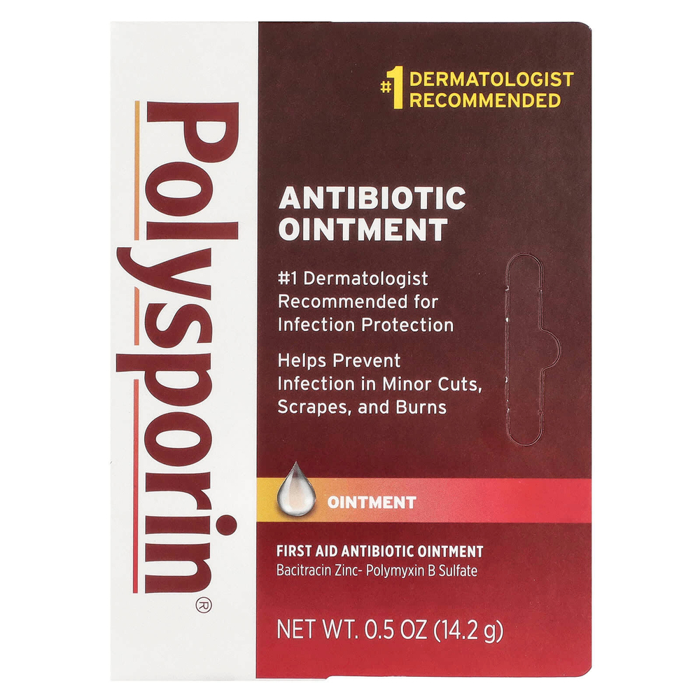 Polysporin, Мазь с антибиотиком, 14,2 г (0,5 унции)