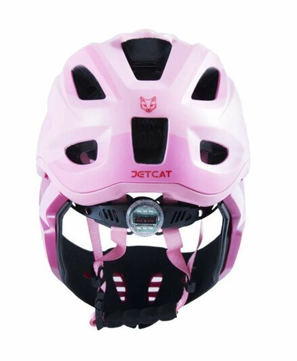 Шлем с защитой подбородка Jetcat Raptor Pink S (full face)