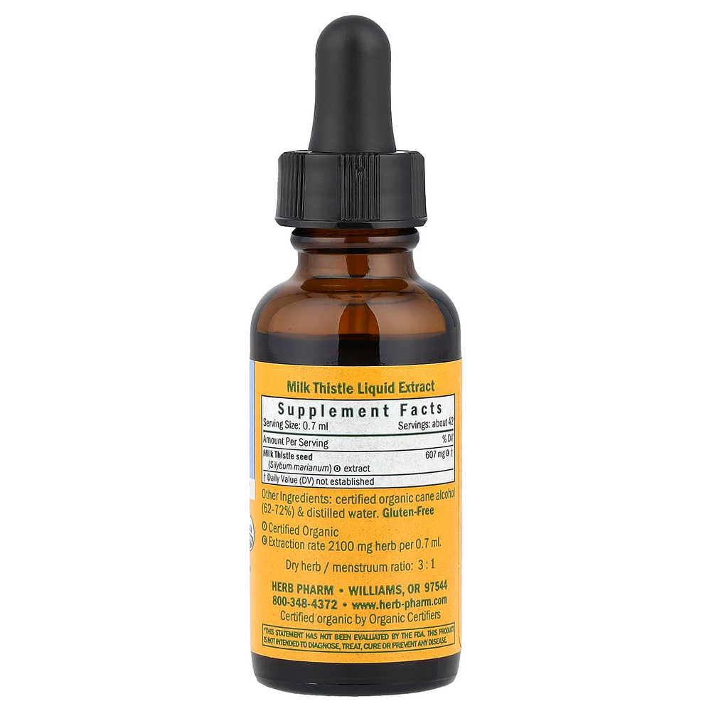 Herb Pharm, расторопша, 30 мл (1 жидк. унция)