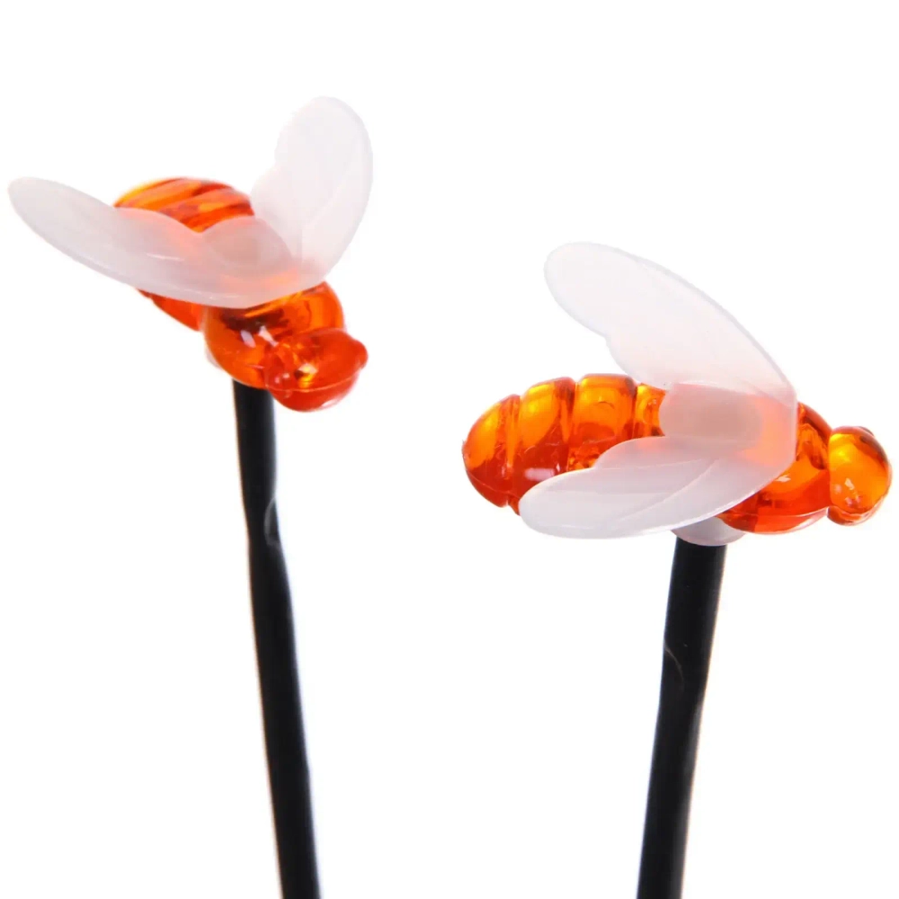 Светильник на солн.батарее «Пчелки» 70*3,5 см (10 шт), Теплый белый