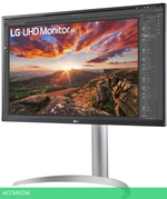 Монитор LG UltraFine 27UP850K-W черный (27UP850K-W)
