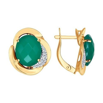 Серьги Au 585 (724383)