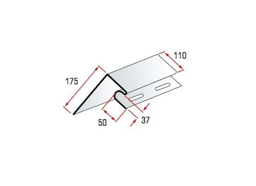 Околооконная планка блок-хауса Альта-Профиль Белый