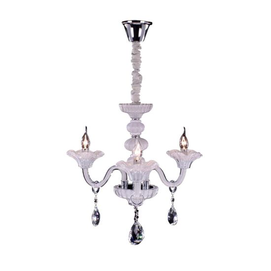 CL351130 Ирида Белая Св-к Люстра