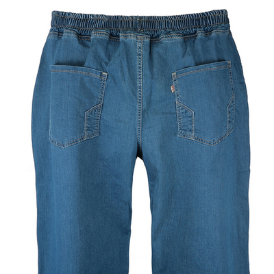 Джинсы большие на резинке