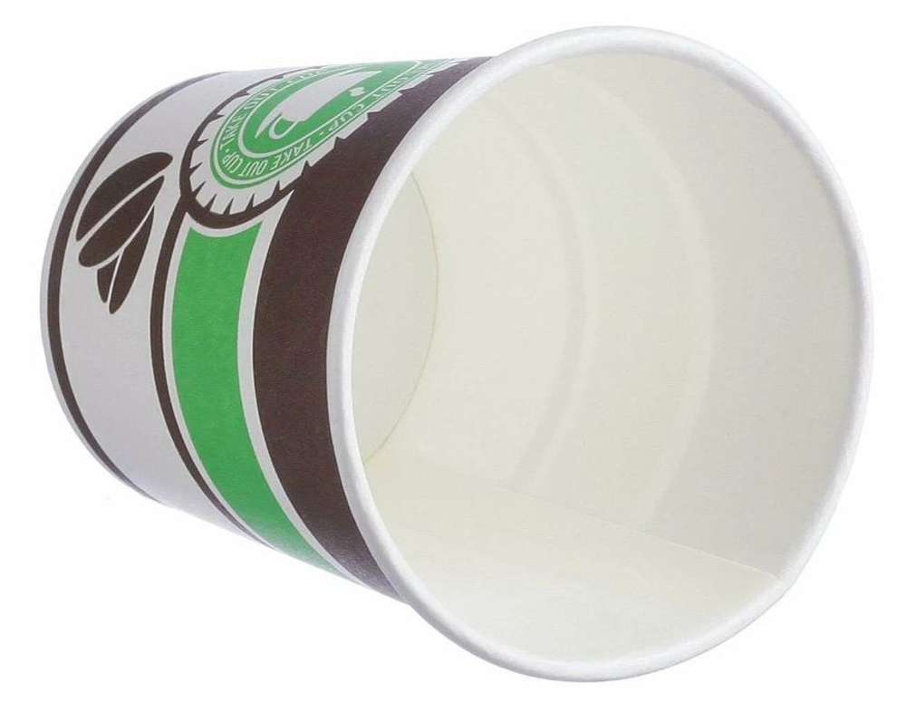 Стакан бумажный 185/215 для горячих напитков, Чай кофе, D73, (60/1500) ВИРИДО (ViRiDo)