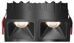 Встраиваемый светильник Maytoni Alfa LED DL043-02-10W4K-SQ-B-1