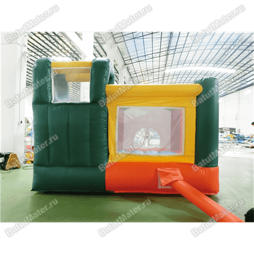 Небольшой надувной батут "Лесной домик"