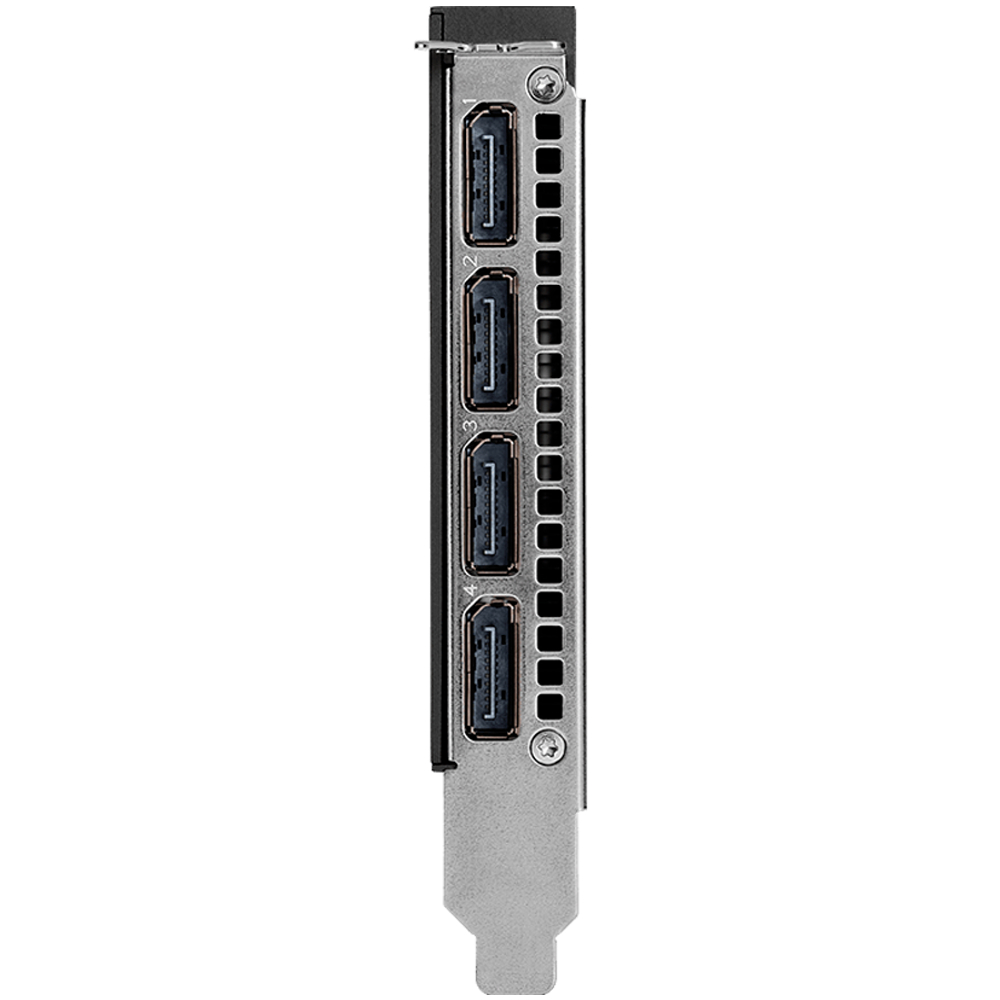 PNY NVIDIA RTX PRO 4000 Blackwell OEM Version, PCI-Express x16 Gen 5.0, 24 GB GDDR7 ECC 192-bit, 672 GB/s, 140W, FMHL Single Slot (11,2cm H x 24,1cm L), 4x DP 2.1b