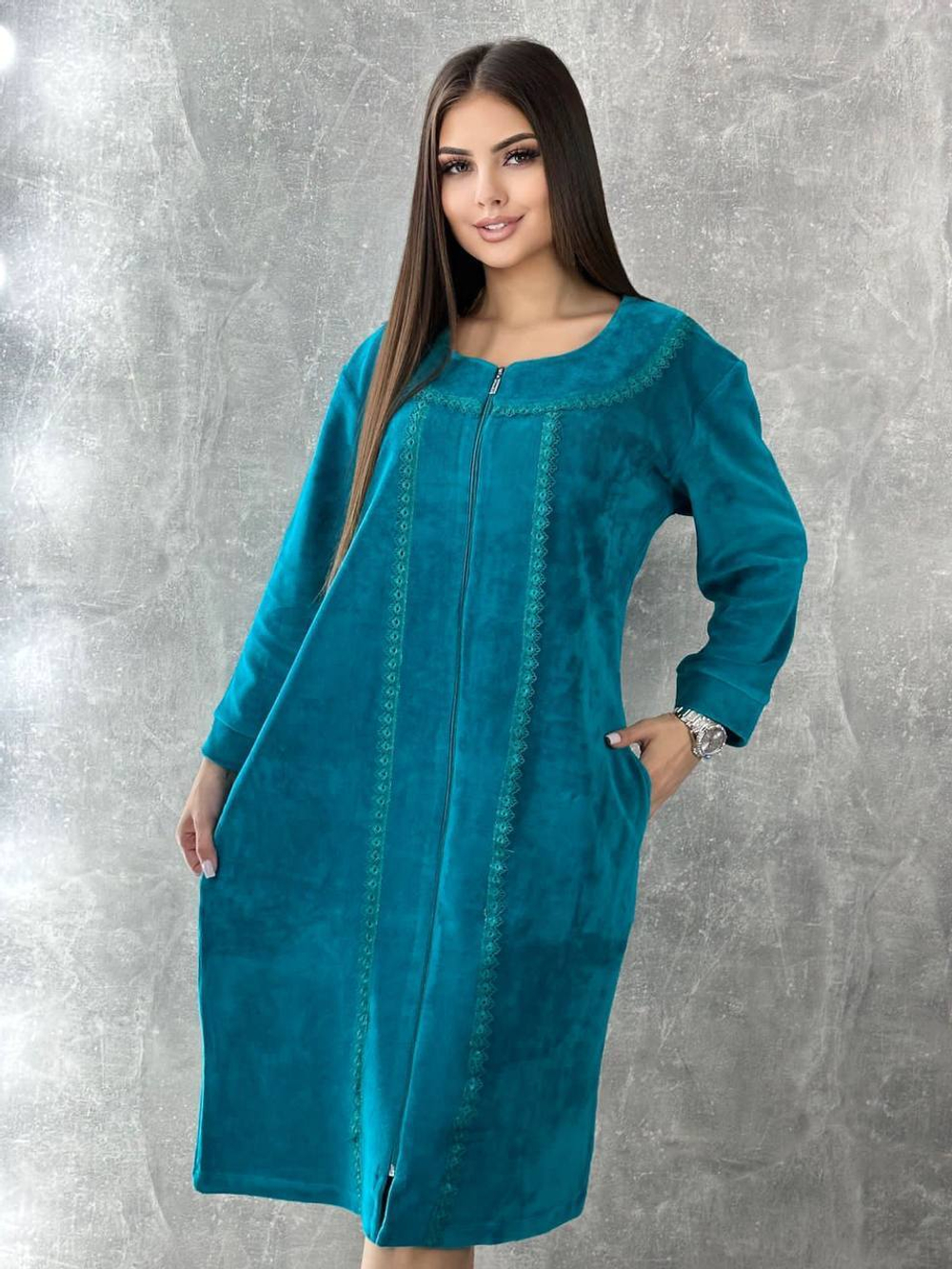 [m]Халат на молнии ХВ0001