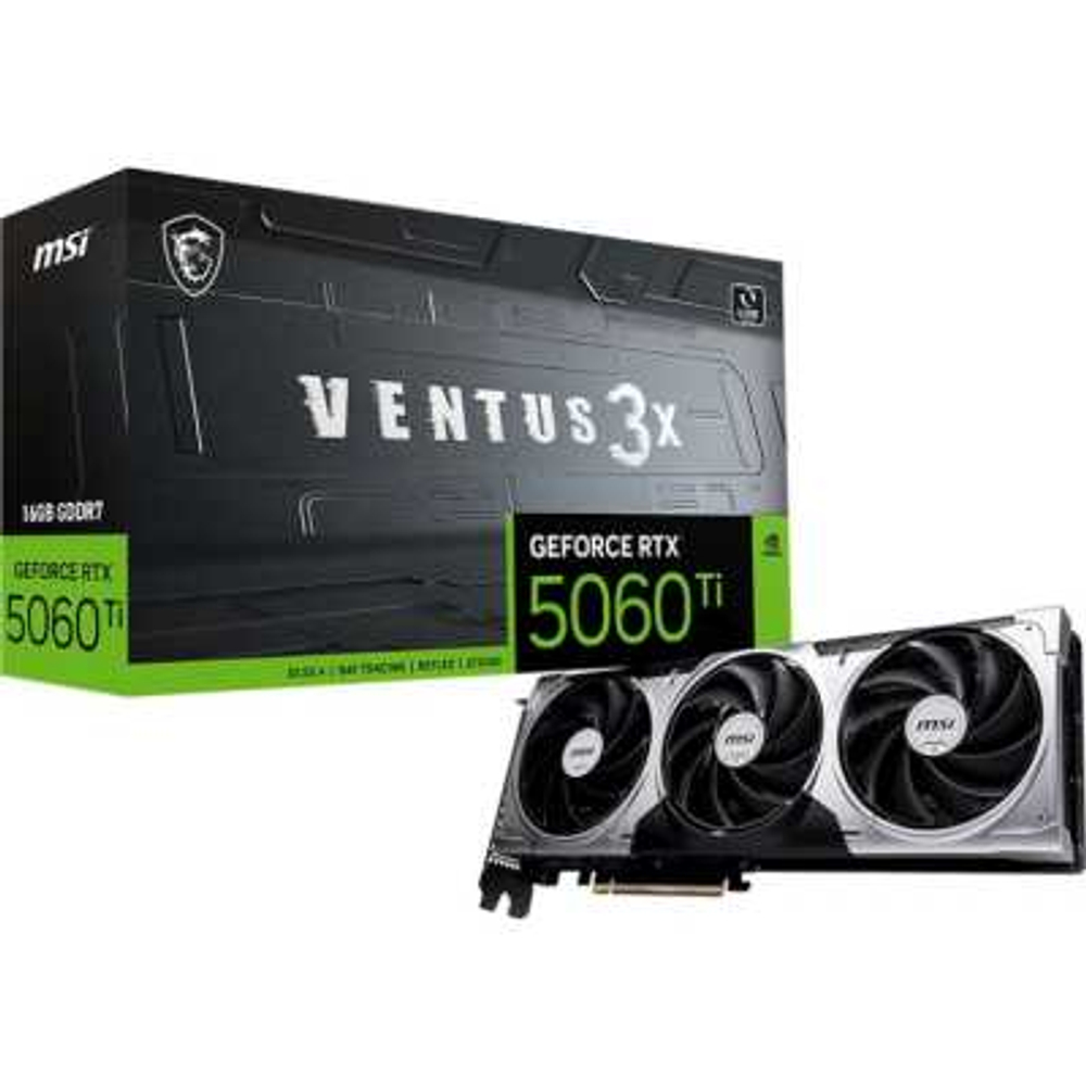 Видеокарта MSI nVidia GeForce RTX 5060 Ti 16G Ventus 3X