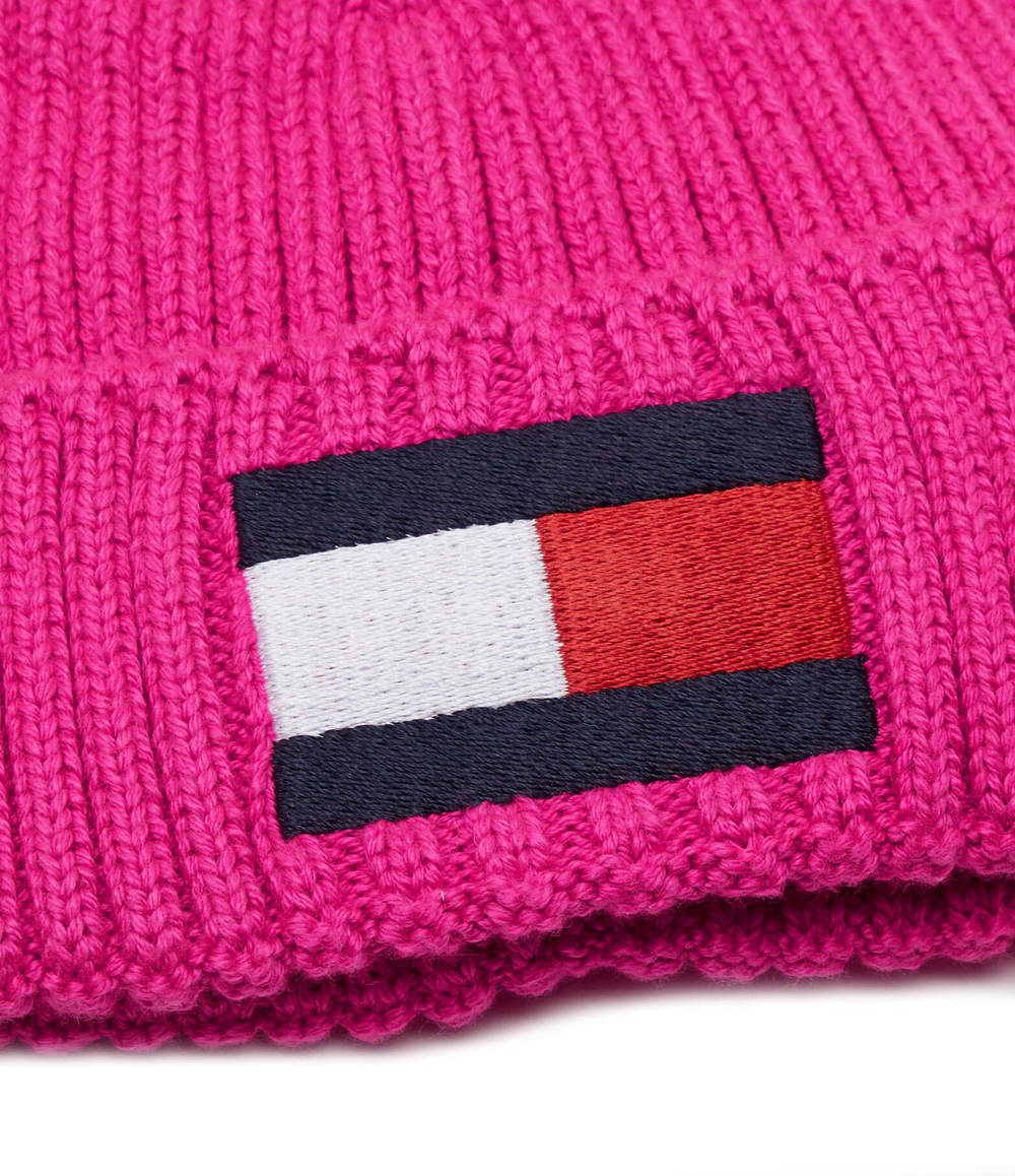 Шапка Tommy Hilfiger - фуксия(AU0AU01780)