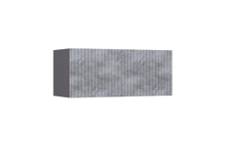 Тумба навесная №1 Оливия, Графит, Мрамор Глянец