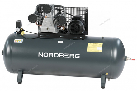 Компрессор поршневой с ременной передачей 380В, ресив. 500л, 950л/мин NORDBERG NCP500/950