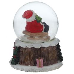 GAEM Фигурка декор в стекл шаре "Дед Мороз", D 4.5 см, L5 W5 H6,5 см, 2в.