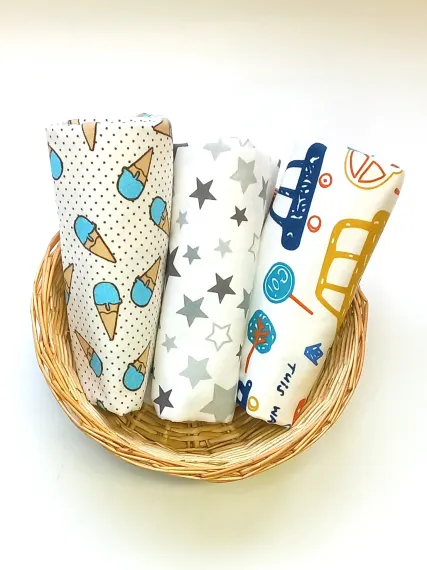 Пеленка фланелевая Daisy 3шт. 90х110см