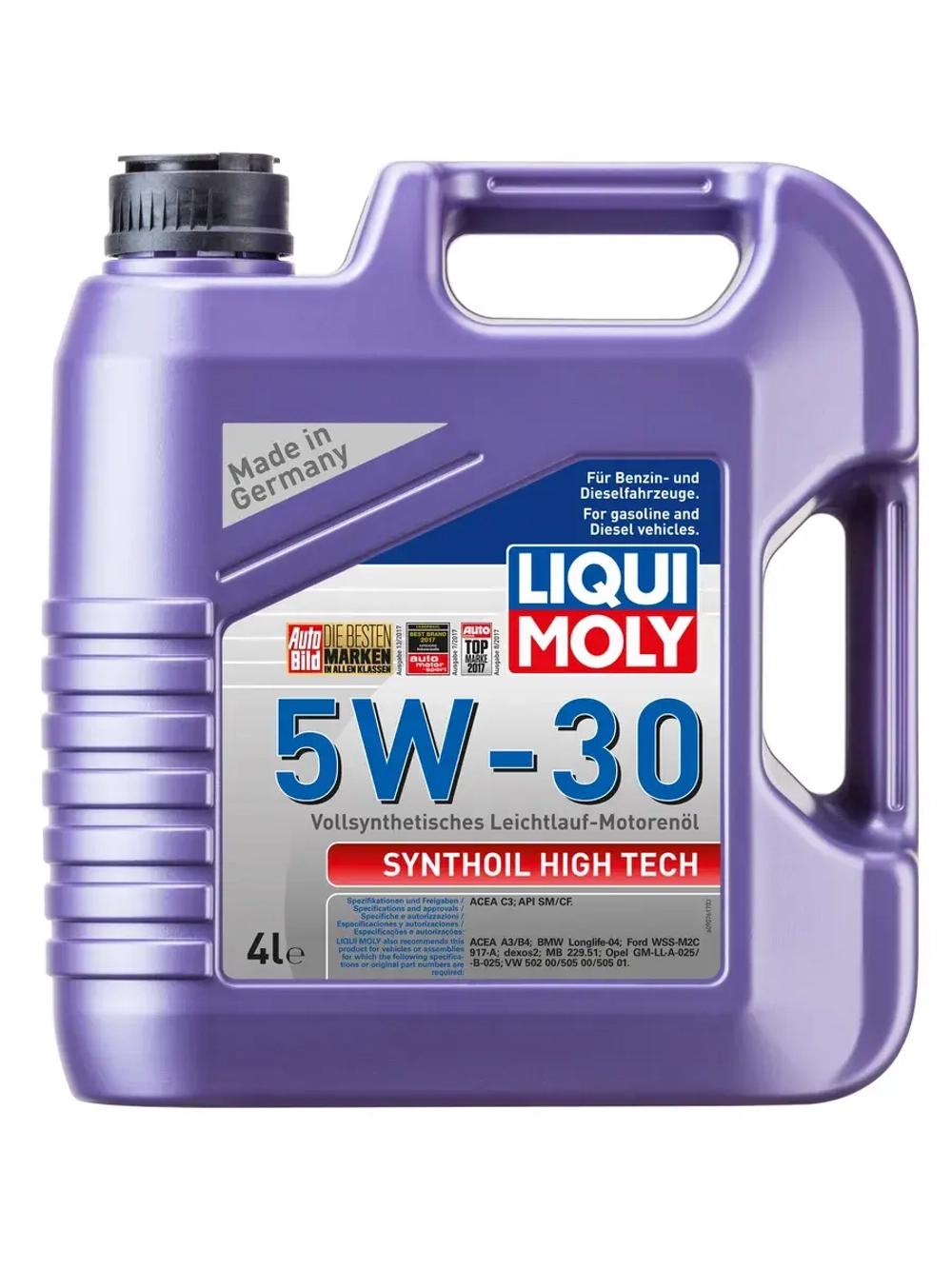 LIQUI MOLY Synthoil High Tech 5W-30 4л. Германия