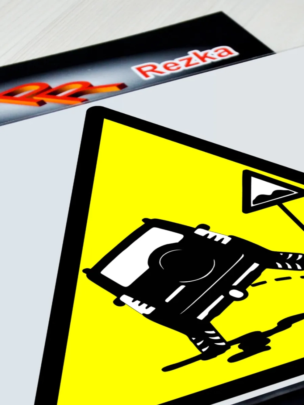 Наклейка - Полный привод Езжу гам где