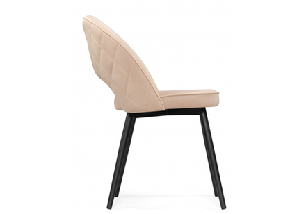 Стул на металлокаркасе Woodville Клэйн MR-26 , черный, ножки черные