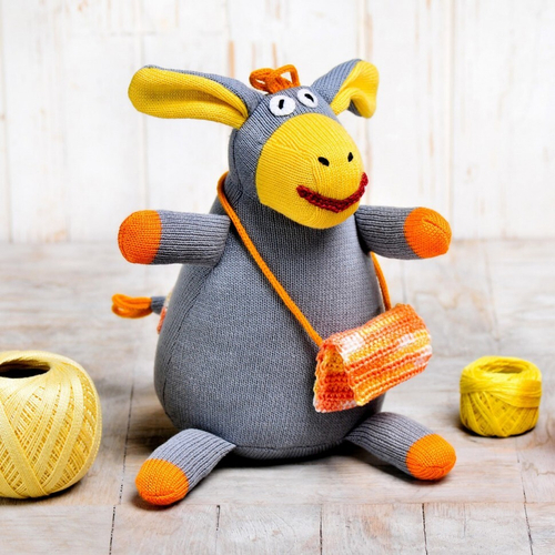 Вязаная кукла Ослик Яша, Фрея