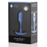 Анальная пробка для ношения цвета сирень 9,6см b-Vibe Snug Plug 1 BV-007-VLT