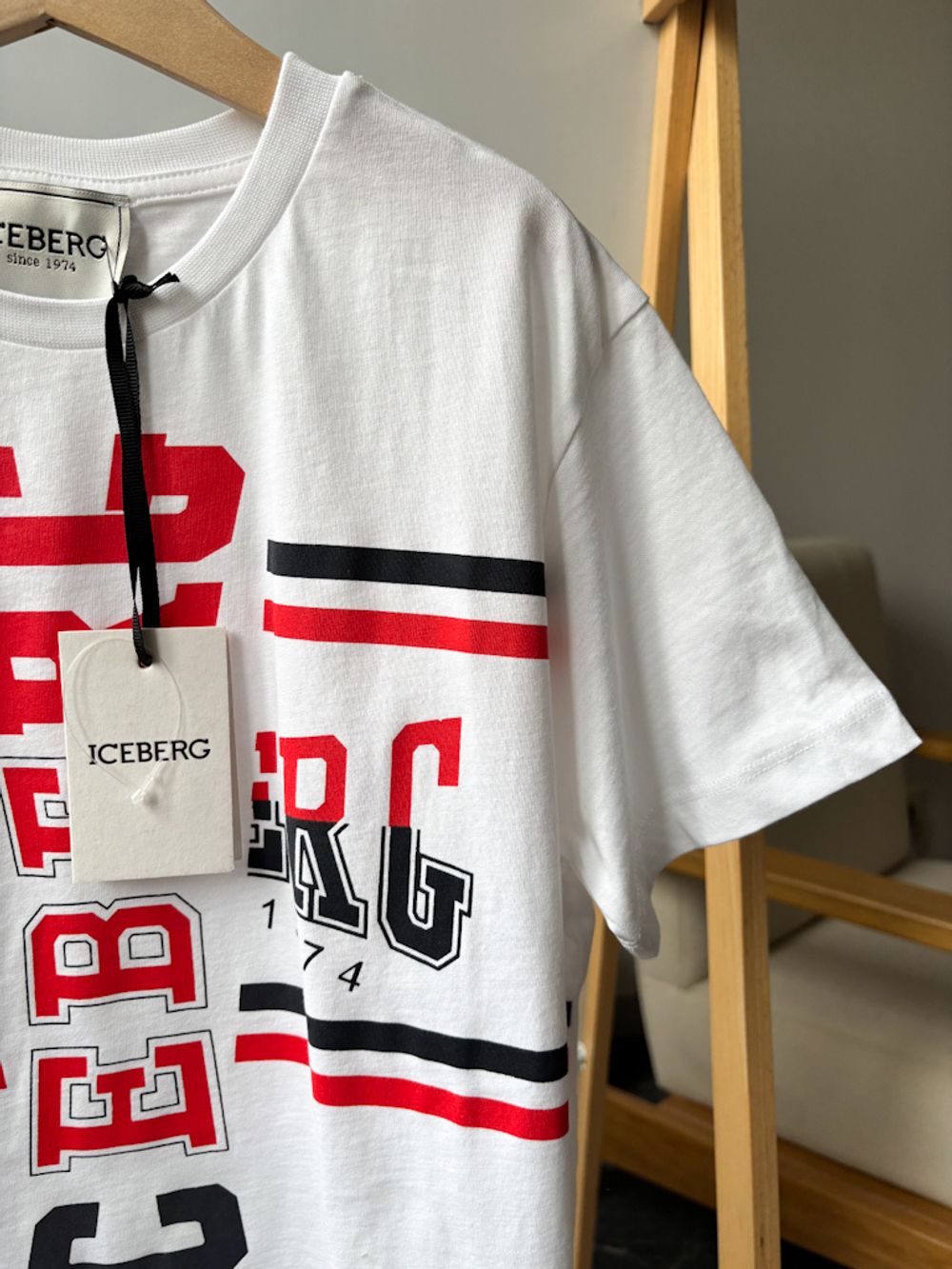 Новая хлопковая футболка Iceberg, 164