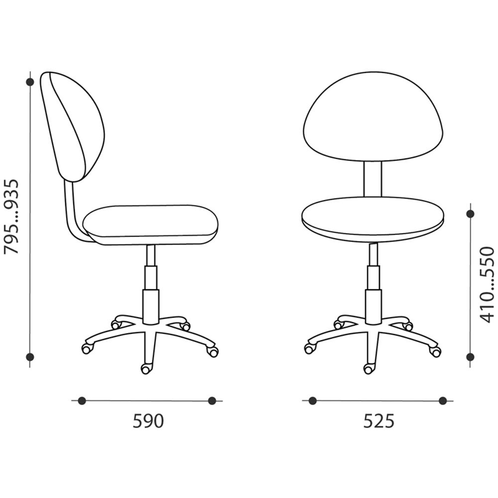 Кресло детское Фабрикант Логика, ткань, KiD'S, №25(сладости), О, PL 540, б/подл