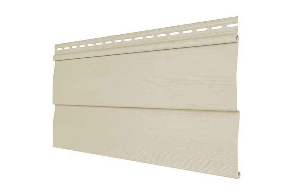 Сайдинг Tecos Premium+ Корабельный брус Ваниль 3660х230 мм