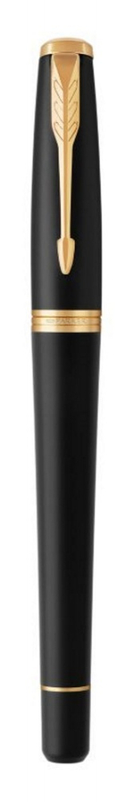 Перьевая ручка Parker Urban Core, (матовый черный лак) Muted Black GT, F309, перо: F, цвет чернил: blue, в подарочной упаковке.