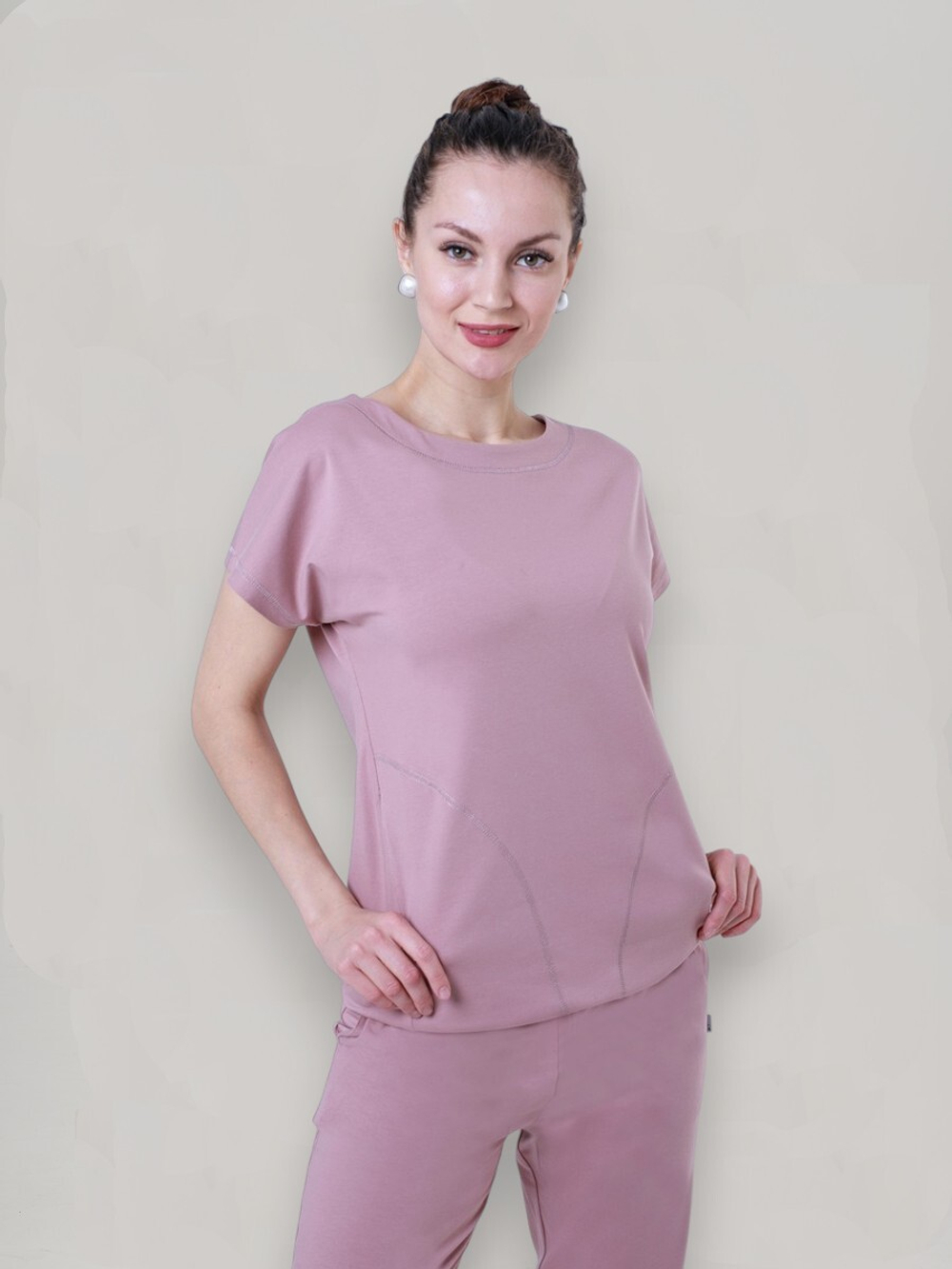 Блуза медицинская женская | Бл-1019/2 кулирная гладь