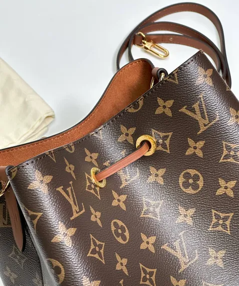 Сумка Louis Vuitton Neonoe MM (коричневая фурнитура)